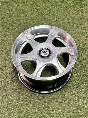 15 INCH NISSAN STI-ABS (DEEP DISH ) DESIGN RIM SET