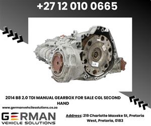 2014 b8 2.0 tdi manual gearbox CGL – second hand 