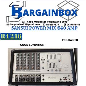SANSUI POWER MIX 640 AMP