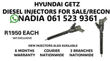 HYUNDAI GETZ DIESEL INJECTORS FOR SALE OR RECON