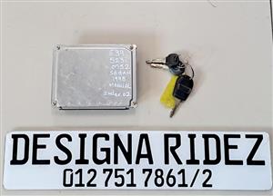 BMW E39 525I M52 1998 MODEL INDEX 02 ECU AND KEY AVAILABLE 