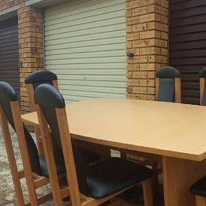 Dining Room Table and Chairs 6 Seater