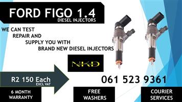 DIESEL INJECTORS FOR FORD FIGO FOR SALE OR RECON 