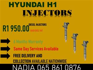 HYUNDAI H1 DIESEL INJECTORS FOR SALE OR TO RECON NATIONWIDE