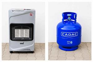 3 Burner gas heater with a new 9kg gas bottle