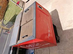 Vintage coca cola deep freezer