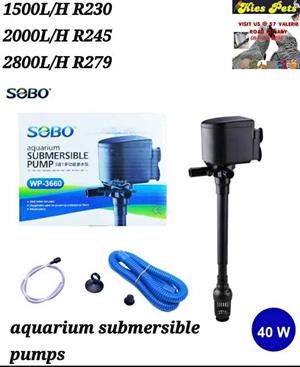 Sobo aquarium submersible pumps