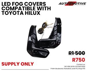 LED Fog Cover compatible with Toyota Hilux
