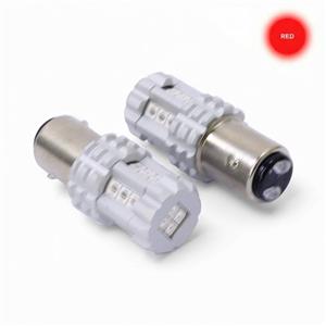 SMD LED Replacement Bulb - Type: 1156 Double Contact Red (Pair)