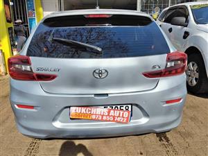 2025 TOYOTA STARLET 1.5 XS AUTOMATIC PETROL  SILVER COLOUR 6000KM REVERSE SENSORS R187,000