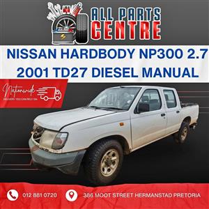 Nissan Hardbody NP300 TD27 2.7 2001 Manual Diesel Stripping for Spares 