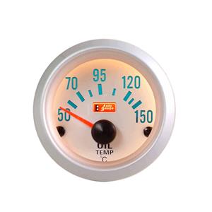 Autogauge 2″ Oil Temperature Gauge (White Face)