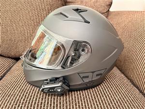 Helmet with Wireless connectivity. 2 Jackets. Like new