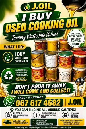 WE BUY SPENT OIL 