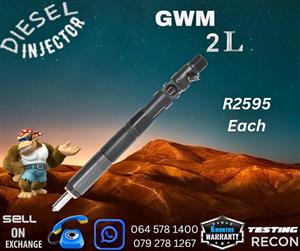 GWM 2 L diesel injectors