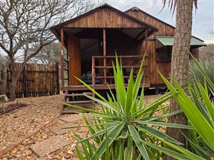 Furnished wooden cabins per night or per month
