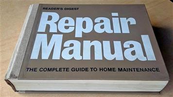 Repair Manual. Price R100 