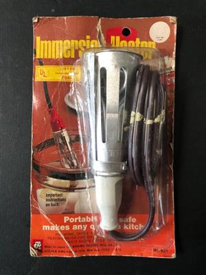 Immersion heater - new and unused