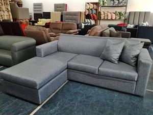 L-shaped Couches -Interchangeable daybed set up