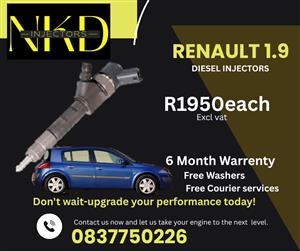 Renault 1.9 Diesel injectors for sale