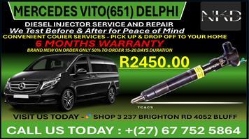 Mercedes Vito(651) Diesel Injectors On Repair