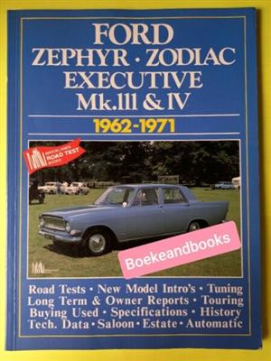 Ford Zephyr - Zodiac Executive Mk.111 & 1V - 1962-1971 - RM Clarke.  