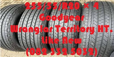 255/55/20 Goodyear Wranglar Territory HT. 