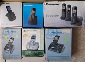 Assorted Cordless phones.   Alcatel , Bell, General Electric, Panasonic, Philli