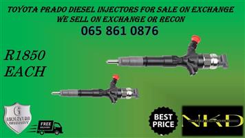 Diesel injectors for sale on exchange or recon