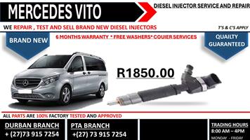 Mercedes Vito Diesel Injectors 