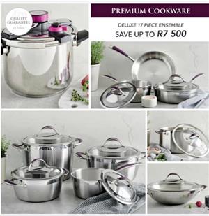 Premium 17 Piece Cookware Set