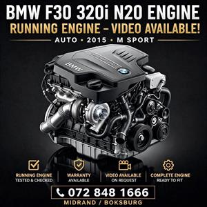BMW F30 320i N20 Engine  Running Engine  Warranty Available