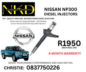 NISSAN NP300 DIESEL INJECTOS FOR SALE