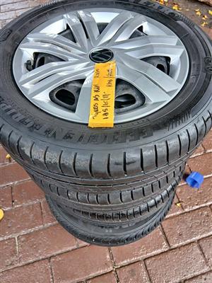 Set of 14 Rims and tyres.  As new