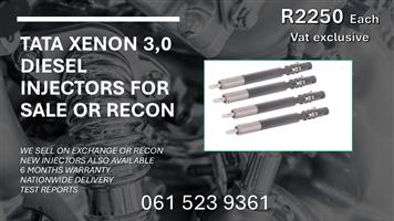 TATA XENON 3.0 DIESEL INJECTORS FOR SALE WITH TEST REPORTS 
