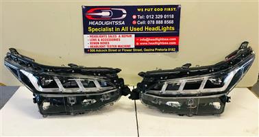 Toyota Fortuner Legend RS left and right side LED headlights