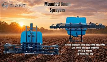 Mounted Boom Sprayers