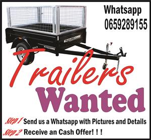 Trailers Wanted in any shape and size 