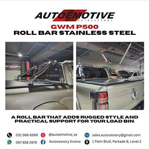 GWM P500 ROLL BAR STAINLESS STEEL COMPATIBLE