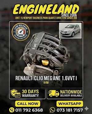 Renault Clio, Megane 1.6L vvti K4M engine