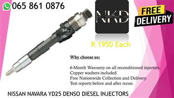 NISSAN NAVARA YD25 DIESEL INJECTORS FOR SALE 