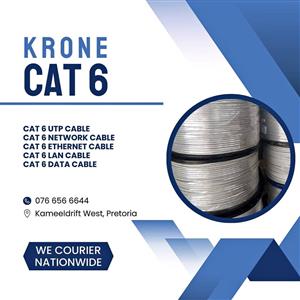 Krone CAT 6 UTP/LAN/Ethernet/Data/ Network Cable