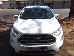 2019 FORD ECOSPORTS 1,0 TITANIUM , AUTOMATIC  WHITE Color LEATHER SEATS  45000KM SERVICE HIS