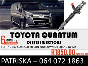 INJECTORS FOR TOYOTA QUANTUM FOR SALE