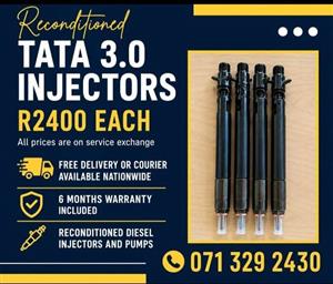 TATA 3.0 DIESEL INJECTORS FOR SALE WITH WARRANTY 