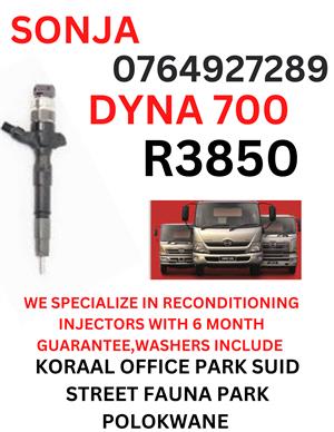 DYNA 700 DIESEL INJECTORS WE RECON AND SALE ON EXCHANGE 