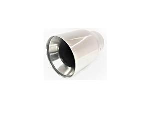 F1x Lewis 76mm Polished Tailpipe