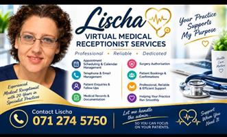 20 years Medical receptionist experience 