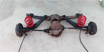 BMW E30 complete rear suspension with diff