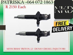 MITSUBISHI TRITON 2,5 DIESEL INJECTORS FOR SALE OR TO RECON